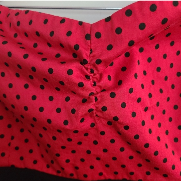 Torrid retro strapless cocktail dress - Picture 4 of 8